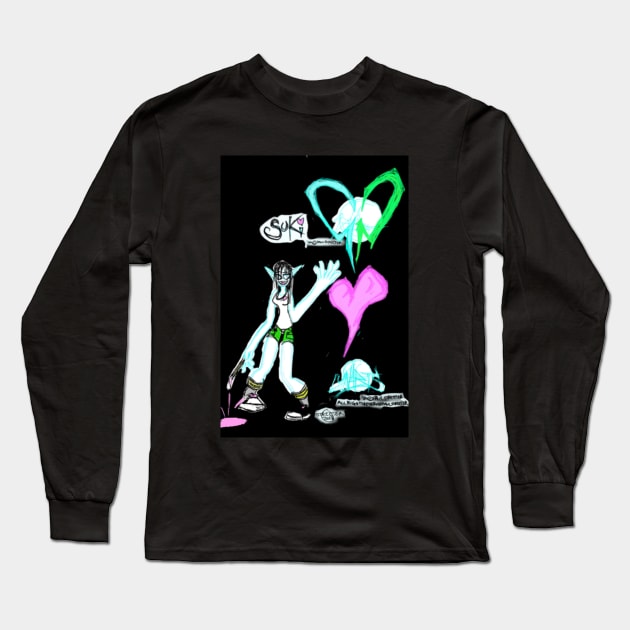 Suki created by Paul Streeter Trademark and copyright Paul Streeter Lunarts Trademark and Copyright Paul Streeter All Rights Reserved Paul Streeter Long Sleeve T-Shirt by PauleStreeter